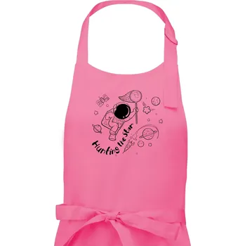 Kuchyňská zástěra Hunting the star - Dámská zástěra na vaření - Univerzální velikost ( Růžová )