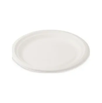 Nádobí Talíř kulatý BIO cukrová třtina 22 cm (50 ks)