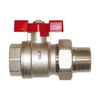 Vodovodní kohout IVR 60/A BOCCHETTONE kulový kohout F1", závitový, plnoprůtočný, motýl, voda, poniklovaný, 106010010