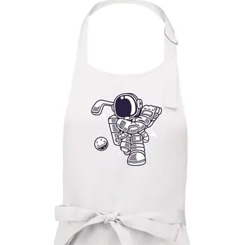 Kuchyňská zástěra Florbalátor - Dámská zástěra na vaření - Univerzální velikost ( Bílá )