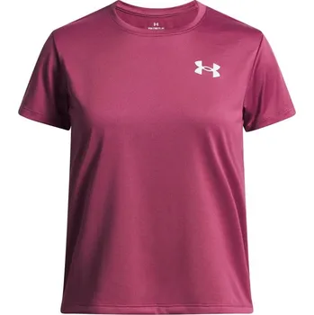 Dívčí tričko Under Armour Tech Short-Sleeve Performance Gym Top Fuchsia Dusk 7-8 let