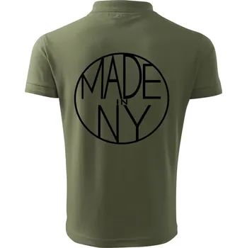 Pánská košile Made in NY - Polokošile pánská Pique Polo 203 - 4XL ( Khaki )