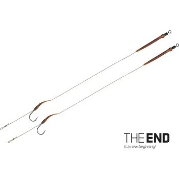 Modelářská překližka Návazec Delphin THE END Boilie rig / 2ks Návazec Delphin THE END Boilie rig / 2ks 20cm/25lbs/#8