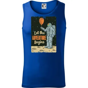 Astronaut balón - Tílko pánské Core - XL ( Královská modrá )