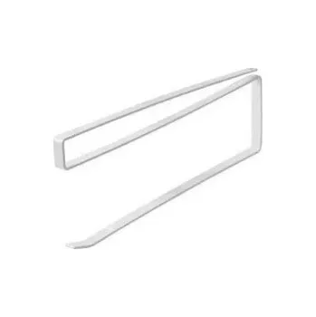 Stojan na víno Závěsný držák 22 x 8,5 x 1,2 x 2,2 cm na papírové role fólie ručníky Kuchyňská police Bez vrtání Úložný stojan Koupelnové příslušenství bílá