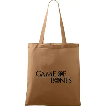Nákupní taška Game of bones - Taška bavlněná - 42 x 38 cm ( Cappuccino )