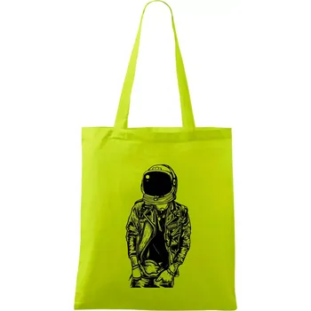 Astronaut Punkster - Taška bavlněná - 42 x 38 cm ( Limetková )
