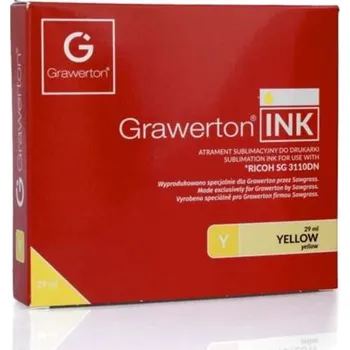 Grawerton Cartridge sub.ink.-Ricoh SG 3110DN, 29 ml, žlutá