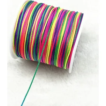 Náramek Pestrobarevná nylonová šňůrka na náramky | náramek, šňůra - 41