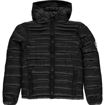 Chlapecká bunda SoulCal Bubble Hooded Jacket Junior Black 9-10 Years