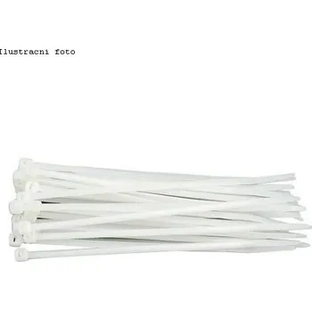 Stahovací páska CARCOMMERCE (POLAND) | Stahovací páska 380x7,6 mm, bílá (balení 100ks), 42278