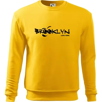 Pánská mikina Brooklyn úsměv - Mikina Essential pánská - 2XL ( Žlutá )