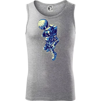 Astro basketbalista - Tílko pánské Core - 2XL ( Tmavě šedý melír )