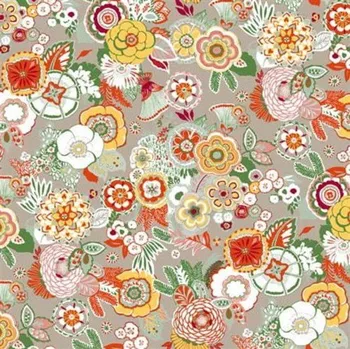 ubrus Ubrus PVC metráž šířka 140 cm retro květinová koláž MIS571