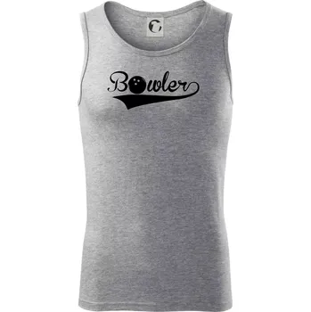 Bowler - Tílko pánské Core - S ( Tmavě šedý melír )