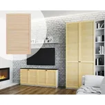 Lamelové dveře otevřené 69 x 39,4 cm, borovice