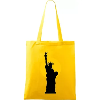 Socha svobody slunce - Taška bavlněná - 42 x 38 cm ( Žlutá )