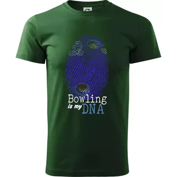 Bowling is my DNA - Triko extra velké (5-8XL) - 8XL ( Lahvově zelená )
