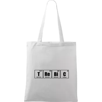 Periodická tabulka Třebíč - Taška bavlněná - 42 x 38 cm ( Bílá )
