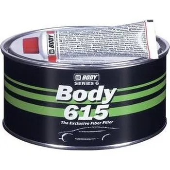 Karosářský tmel HB BODY 615 se skleněným vláknem zelený 1800g