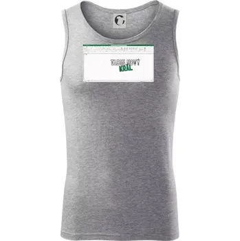 Tabulkový král - Tílko pánské Core - XL ( Tmavě šedý melír )