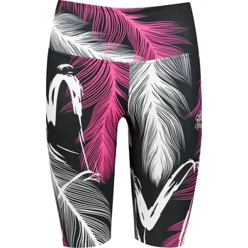 Dámské kalhoty Dámské legíny nad kolena premium ALTISPORT VOJ/ALW001LEG02 ČERNÁ/RŮŽOVÁ XL