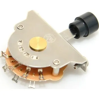 Klasická kytara 3cestný přepínač pro elektrickou kytaru Pákový přepínač snímačů Náhradní díl Kytarový hardware Přepínání zvuku 2x montážní šroub