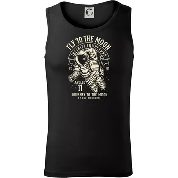 Fly To The Moon - Tílko pánské Core - XL ( Černá )