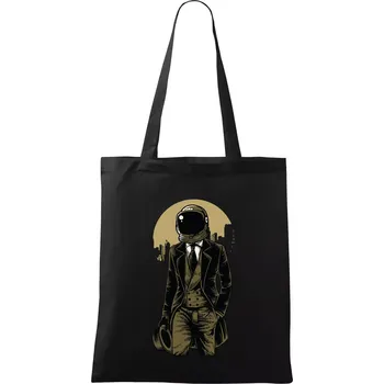 Classic Astronaut - Taška bavlněná - 42 x 38 cm ( Černá )