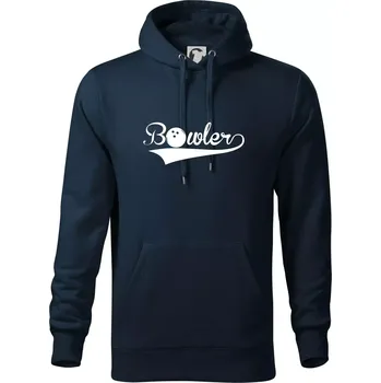 Pánská mikina Bowler - Mikina pánská Cape s kapucí - 4XL ( Námořní modrá (velmi tmavá - téměř černá) )