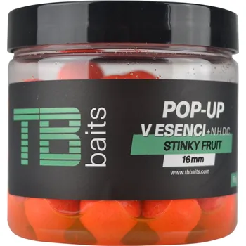 Krmivo pro hospodářské zvíře TB Baits Plovoucí Boilie Pop-Up Stinky fruit + NHDC 65 g-16 mm TB Baits Plovoucí Boilie Pop-Up Stinky fruit + NHDC 65 g-16 mm
