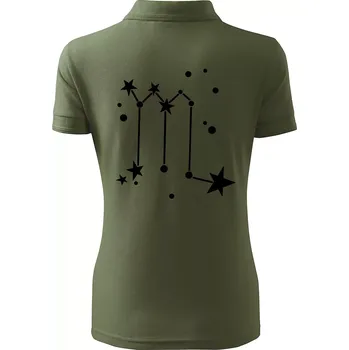 Souhvězdí - Scorpio - Štír - Polokošile dámská Pique Polo - 2XL ( Khaki )