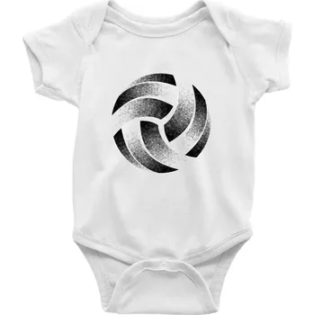 Kojenecký body Volejbalový míč tiskový design - Body kojenecké s krátkým rukávem - Krátký r. 12-18 měs ( Bílá )