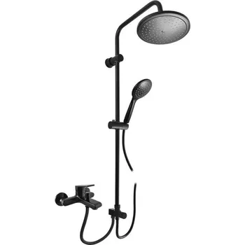 Vodovodní baterie Colorado Vodovodní baterie sprchová s hlavovou a ruční sprchou, černá matná CO254.5/7CMAT