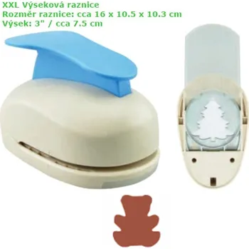 Děrovačka Výsekové Raznice XXL - Méďa