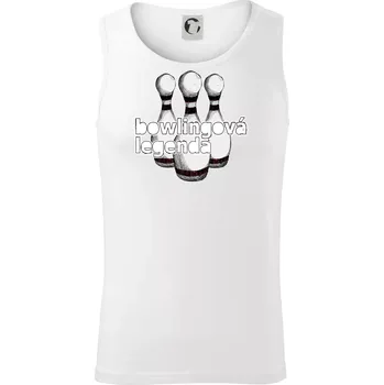 Pánské termoprádlo Bowlingová legenda - Tílko pánské Core - S ( Bílá )