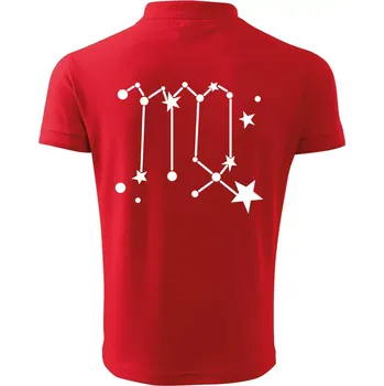 Pánská košile Souhvězdí - Virgo - Panna - Polokošile pánská Pique Polo 203 - S ( Červená )