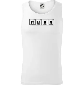 Periodická tabulka Přerov - Tílko pánské Core - 2XL ( Bílá )