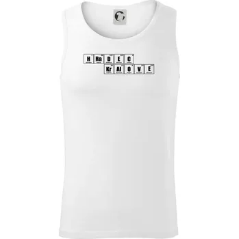 Periodická tabulka Hradec Králové - Tílko pánské Core - S ( Bílá )