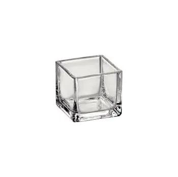 Nádoba na olej a ocet Miska skleněná hranatá 5 x 4 cm (4 ks)