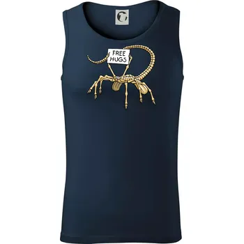 Vetřelec - free hugs (Hana-creative) - Tílko pánské Core - XL ( Námořní modrá (velmi tmavá - téměř černá) )