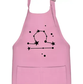 Kuchyňská zástěra Souhvězdí - Libra - Váhy - Dětská zástěra na vaření - Univerzální velikost ( Růžová )