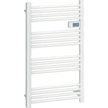 Radiátor HOMCOM Ručníkový radiátor 540x960 mm Koupelnový radiátor 16 topných těles s ochranou proti přehřátí Nástěnný hliníkový Bílý pro koupelny |
