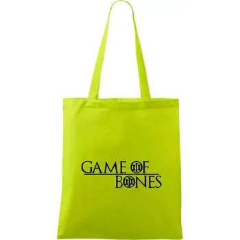 Game of bones - Taška bavlněná - 42 x 38 cm ( Limetková )