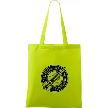 The Last Missile - Taška bavlněná - 42 x 38 cm ( Limetková )