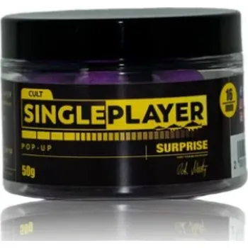 Krmivo pro hospodářské zvíře SINGLEPLAYER Pop-up Boilie SURPRISE 50g 16mm SINGLEPLAYER Pop-up Boilie SURPRISE 50g 16mm