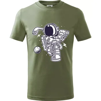 Florbalátor - Tričko dětské bavlněné - 134 cm/8 let ( Khaki )