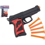 Pistole + přísavky 5ks plast 16cm v sáčku