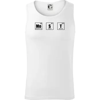 Periodická tabulka Most - Tílko pánské Core - L ( Bílá )