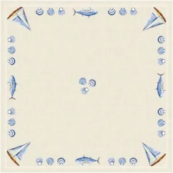 Jednorázový ubrus Ubrus 84 x 84 cm Dunisilk TIDE (20&nbsp;ks)